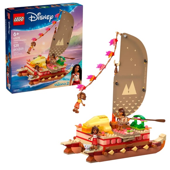 LEGO Disney: Moanas Adventure Canoe (43270) - Picture 1 of 10